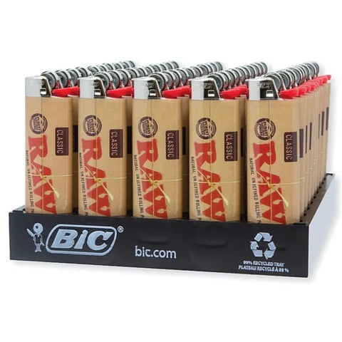 Raw Bic Lighter 50ct Display - A1 WHOLESALE LLC