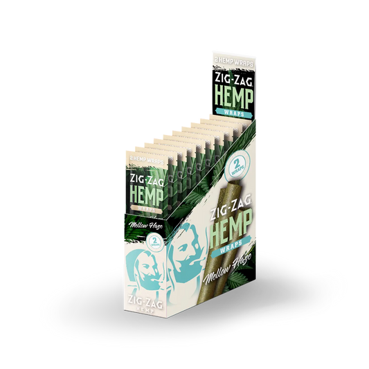 Zig Zag Hemp Wraps Mello Haze 25ct / 2pk - A1 WHOLESALE LLC