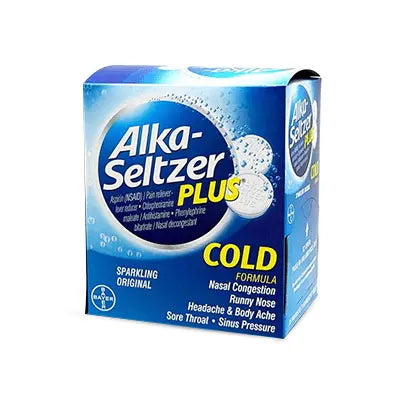 ALKA SELTZER PLUS COLD 25CT | case - A1 WHOLESALE LLC