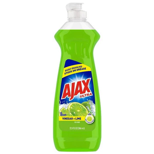 Ajax Dish Liquid Soap Vinegar & Lime Scent - 12.4oz/20pk - A1 WHOLESALE LLC
