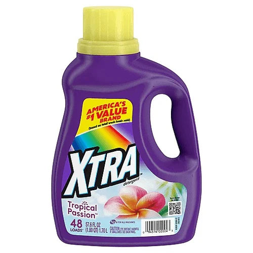 Xtra Liquid Laundry Detergent Tropical Passion - 57.6oz/6pk - A1 WHOLESALE LLC