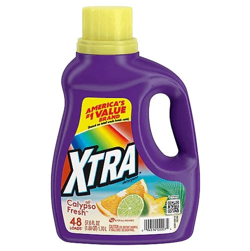 Xtra Liquid Laundry Detergent Calypso Fresh - 57.6oz/6pk - A1 WHOLESALE LLC
